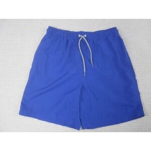 Sears‎ Shorts Adult Medium Blue Simply Style Swim Trunks Swimsuit Short Mens